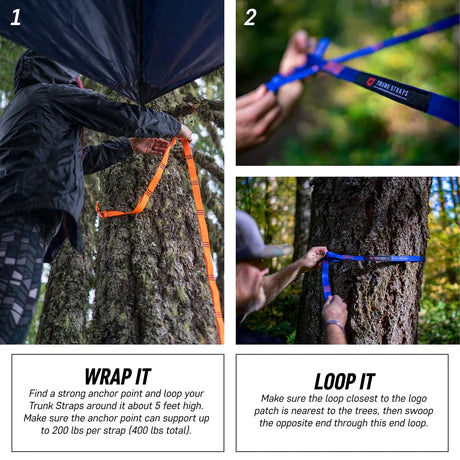 Trunk Straps Hammock Hanging Kit - GrandTrunk - Teal