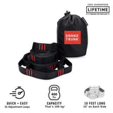 Trunk Straps Hammock Hanging Kit - GrandTrunk - Purple