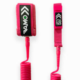 Pink Stand up paddleboard leash keeps you connected to your board. Suggested replacement every two (2) years.