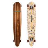 hamboards logger walnut skateboard longboard cruiser