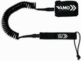 Black Stand up paddleboard leash keeps you connected to your board. Suggested replacement every two (2) years.