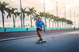 Andy Andras at Miami Ultraskate with custom Race Pole